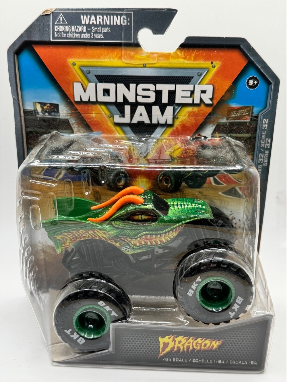 Monster Jam Dragon 1:64 Scale Diecast Monster Truck Toy